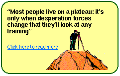 case study: Most people live on a plateau...